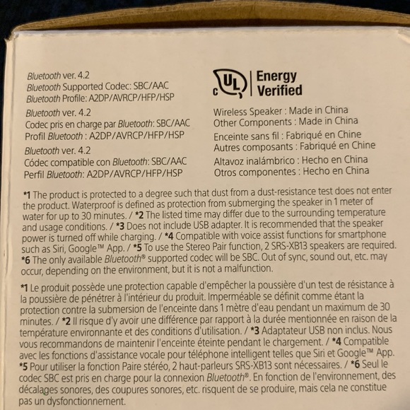 Wireless speaker Sony - Picture 4 of 4